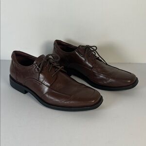 Johnston & Murphy Men's Brown Leather Dress Shoes